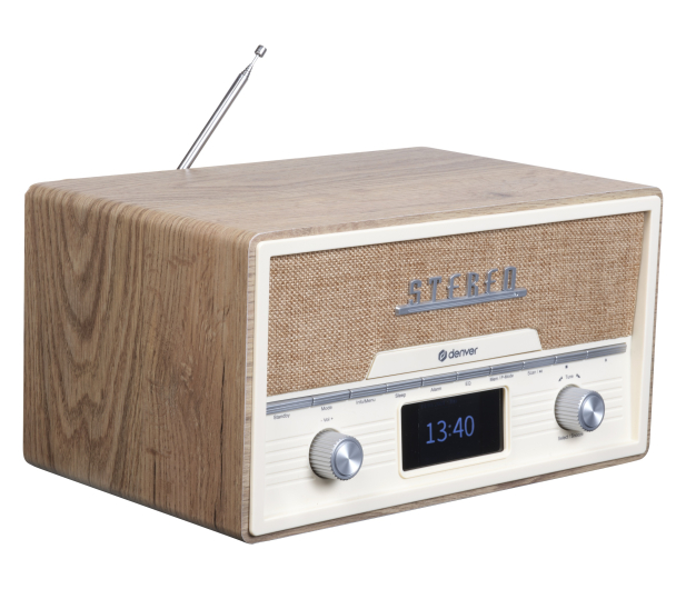 Denver Radio retro Denver MDA-525LW light wood - 1535081 - zdjęcie 3